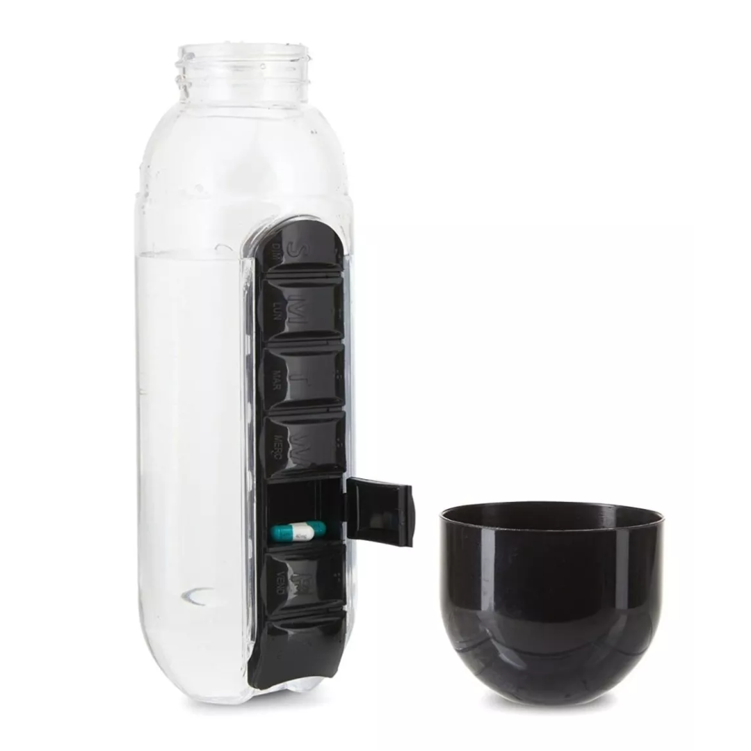 Miniatura 2 de Termo Pastillero Botella De Agua Organiz